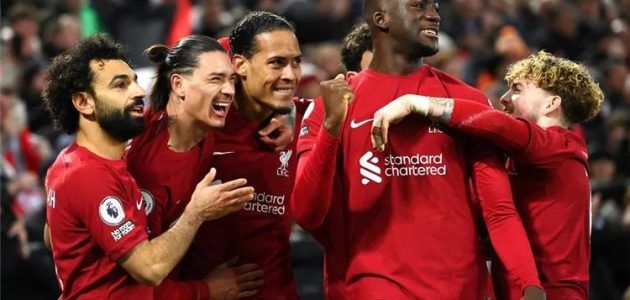 تشكيل ليفربول أمام مانشستر يونايتد في الدوري الإنجليزي.,. ثلاثي هجومي بقيادة محمد صلاح