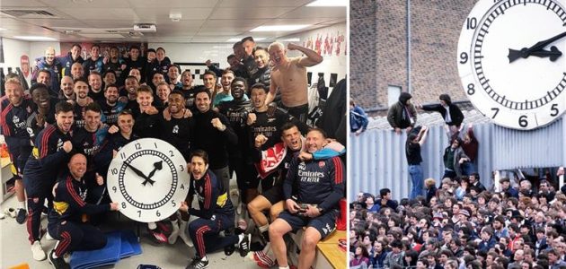 أرتيتا يوضح سبب احتفال لاعبي آرسنال بـالساعة الشهيرة ويصرَح: هالاند لم يفاجئني