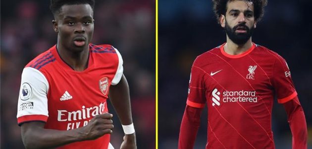 أسطورة آرسنال: ساكا في مكانة محمد صلاح.. ومو أحد أسلحة ليفربول لضرب مانشستر سيتي