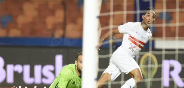 فيديو | الجزيري يسجل هدف الزمالك الأول أمام سيراميكا كليوباترا